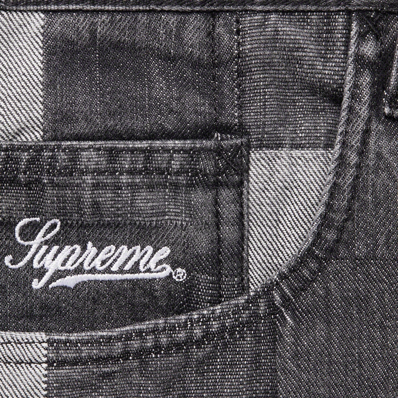 Patched Denim Painter Pant view 11
